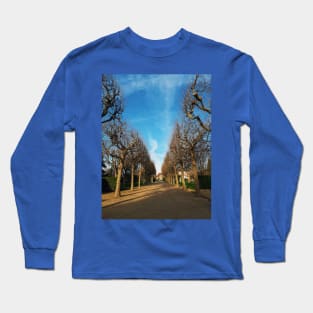 Bare trees alley Long Sleeve T-Shirt